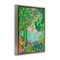 Stupell Industries Flamingos in Dotted Pond Floating Frame, design by Nabeela Rumi
